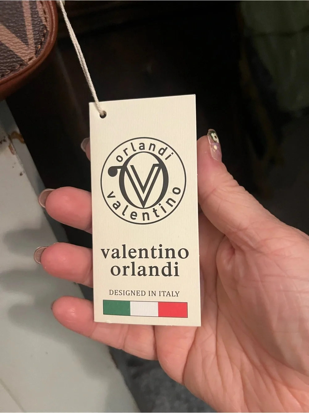 Valentino Brown Camera Bag Case